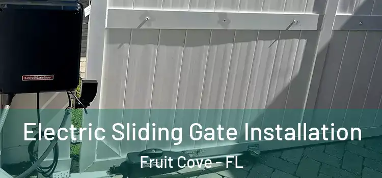Electric Sliding Gate Installation Fruit Cove - FL